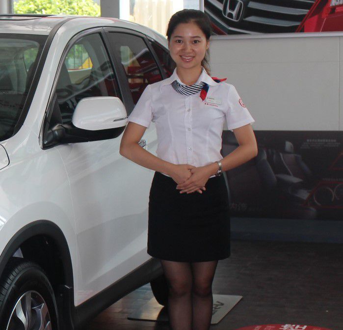 豐田汽車4S店女業務員職業裝