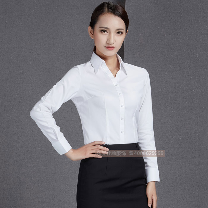 白領(lǐng)長袖工作服 男女襯衣-產(chǎn)品圖1