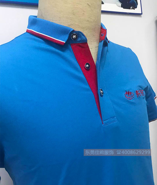 高爾夫珠地，側面圖--佳莉服飾