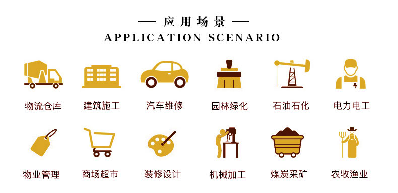 汽修短袖工程服應用領域